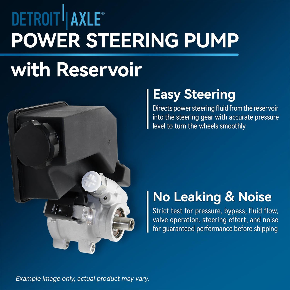 Detroit Axle - Power Steering Pump for 2003-2013 GMC Sierra 1500 Tahoe