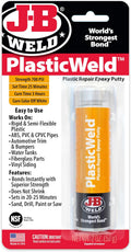 J-B Weld 8237 PlasticWeld Plastic Repair Epoxy Putty - 2 oz.