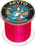 Monofilament Fishing Line, 500 Yards, 7-38 LB Test, High Strength Abrasion Resistant