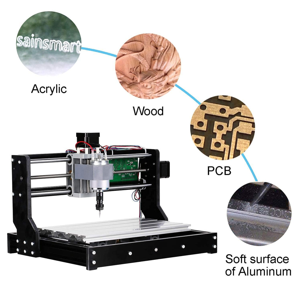 Genmitsu CNC 3018-PRO Router Kit, 3-Axis CNC Machine, Mini Milling Machine