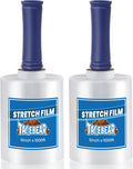 Mini Clear Stretch Wrap Film with Handle 80 Gauge 5" x 1000Ft