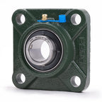 XIKE 2 Pcs UCF205-16 Bore 1" Pillow Block Square Flange Mounted Ball Bearings.