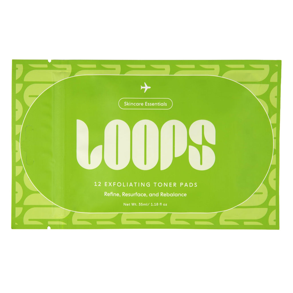 Exfoliating Toner - Korean Skincare Pads for Travel, 12