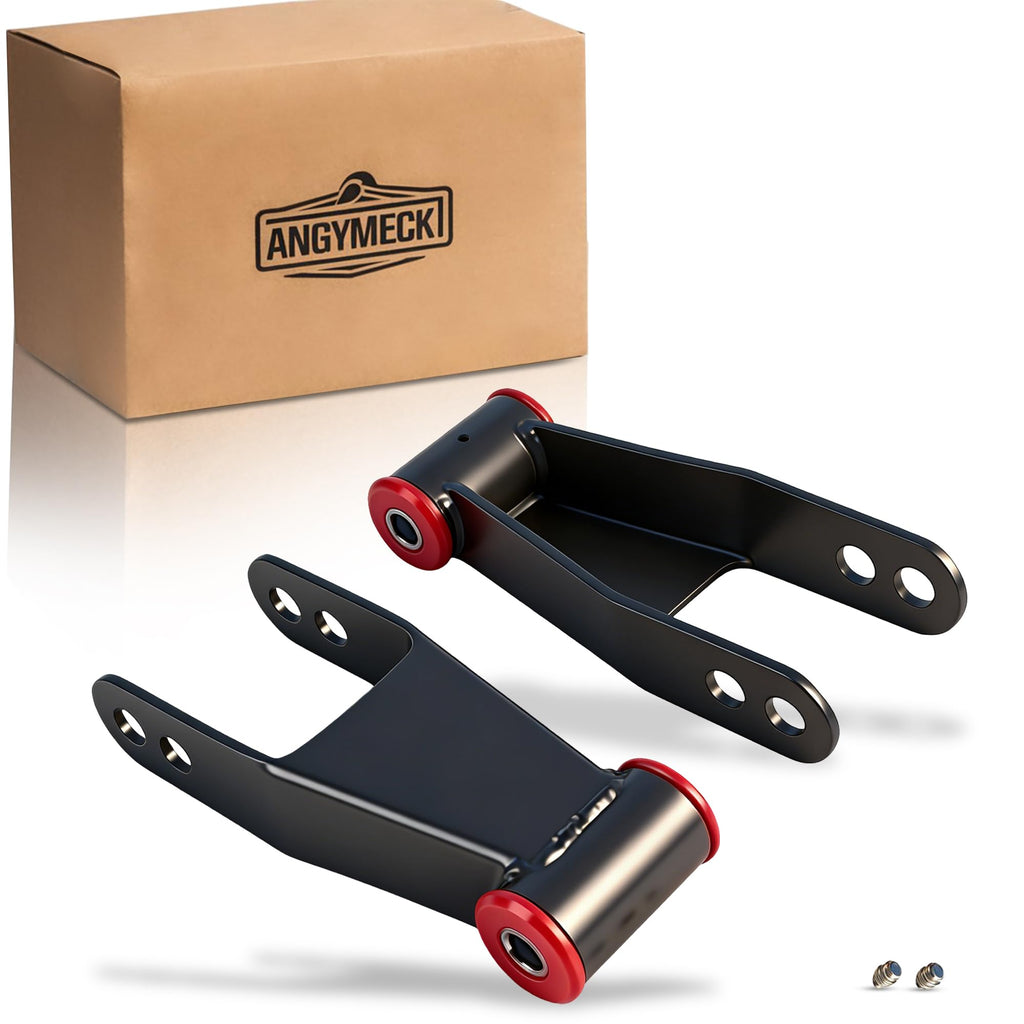 1 or 2 Inch Rear Drop Shackles Lowering Kit For Chevy GMC 1500