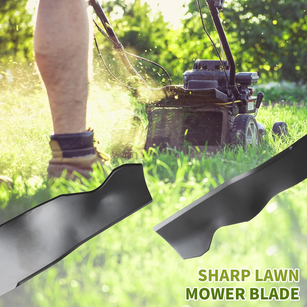 Replacement 2105200317A 21" Mower Blades, Compatible with HyperTough Murray Blackmax MNA152701 MNA 152901 MNA 152903