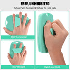 Zinc Infused Silicone Body Scrubber, Quick-Dry Bath Brush