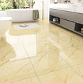 Peel and Stick Waterproof Floor Tile Yellow Marble Floor Tiles Bathroom Flooring Tile Peel and Stick Tiles Self