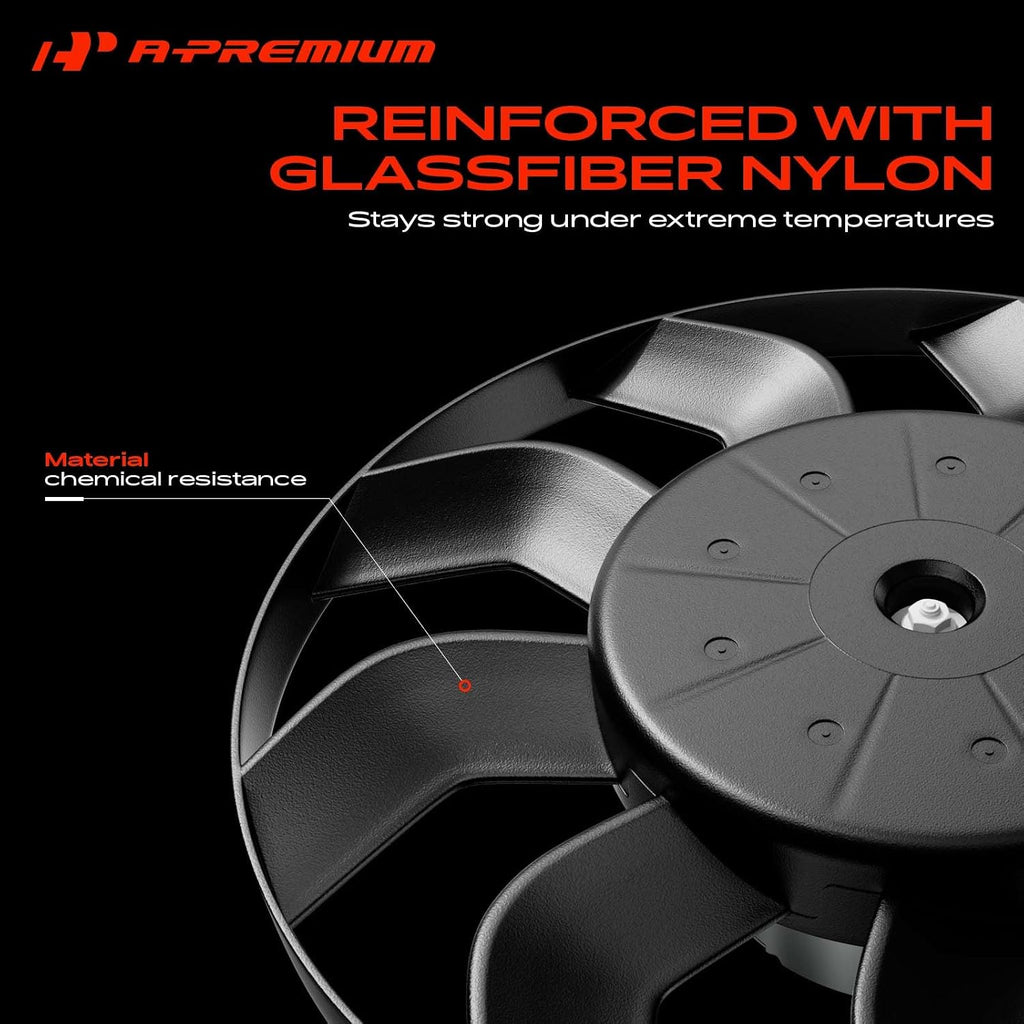 A-Premium Right Engine Radiator Cooling Fan Assembly