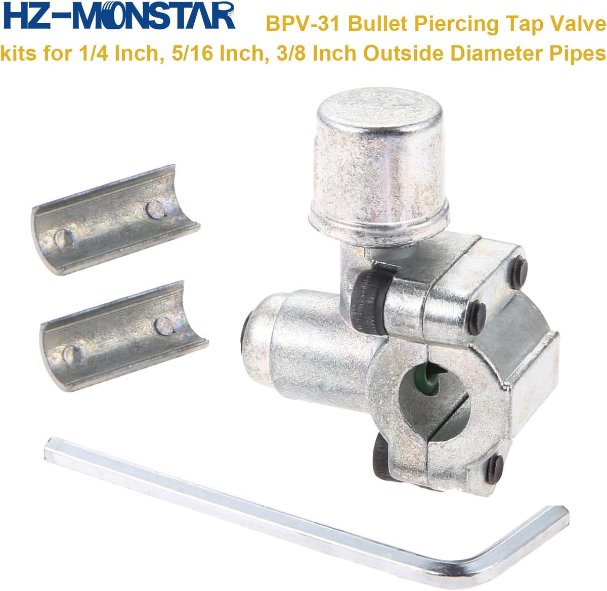 Piercing Valve Kit, 4 Packs BPV-31 Refrigerator Tap Valve