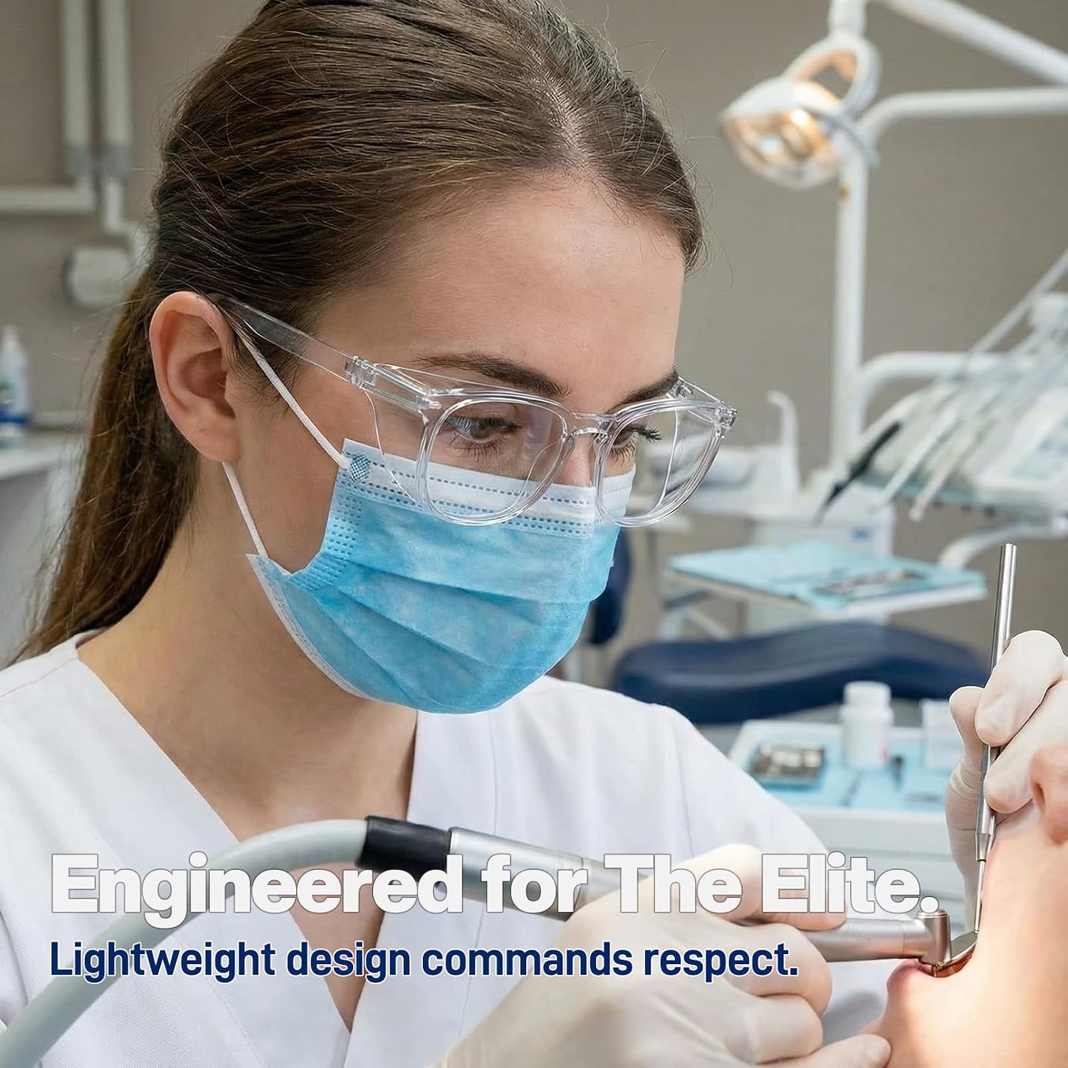 Safety Glasses, Stylish Goggles With No Fog Lense, Alternatives To Regular Protective Eyewear For Lab and Nursing.