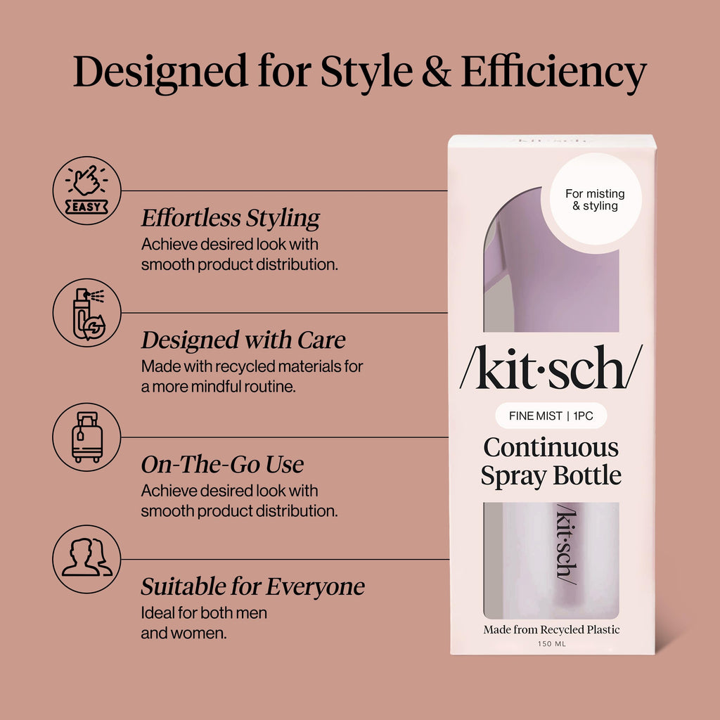 Continuous Spray Bottle for Hair – Sheer Violet, 150ml
