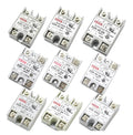 BIK 1pcs SSR-10 25 40 50 60 75 80 100DA DC Control AC SSR White Shell Single Phase Solid State Relay Without Plastic SSR-25DA SSR-40DA(AA,SSR 40)