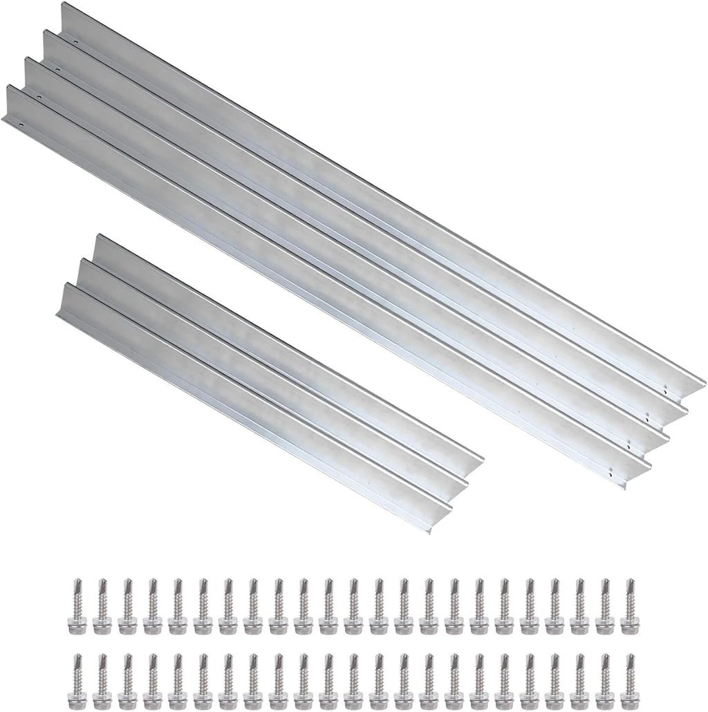 Heavy Duty Garage Door Support Reinforcement Strut Kit for 16FT Garage Door, U-Bar Support Bracket