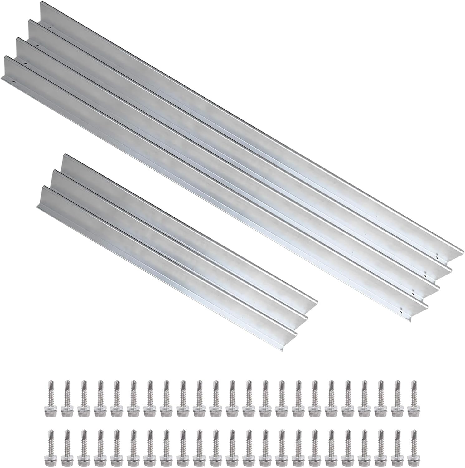 Heavy Duty Garage Door Support Reinforcement Strut Kit for 16FT Garage Door, U-Bar Support Bracket