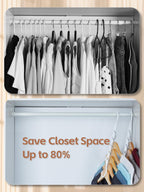White Magic Space Saving Hangers, Premium Smart Hanger Organizer