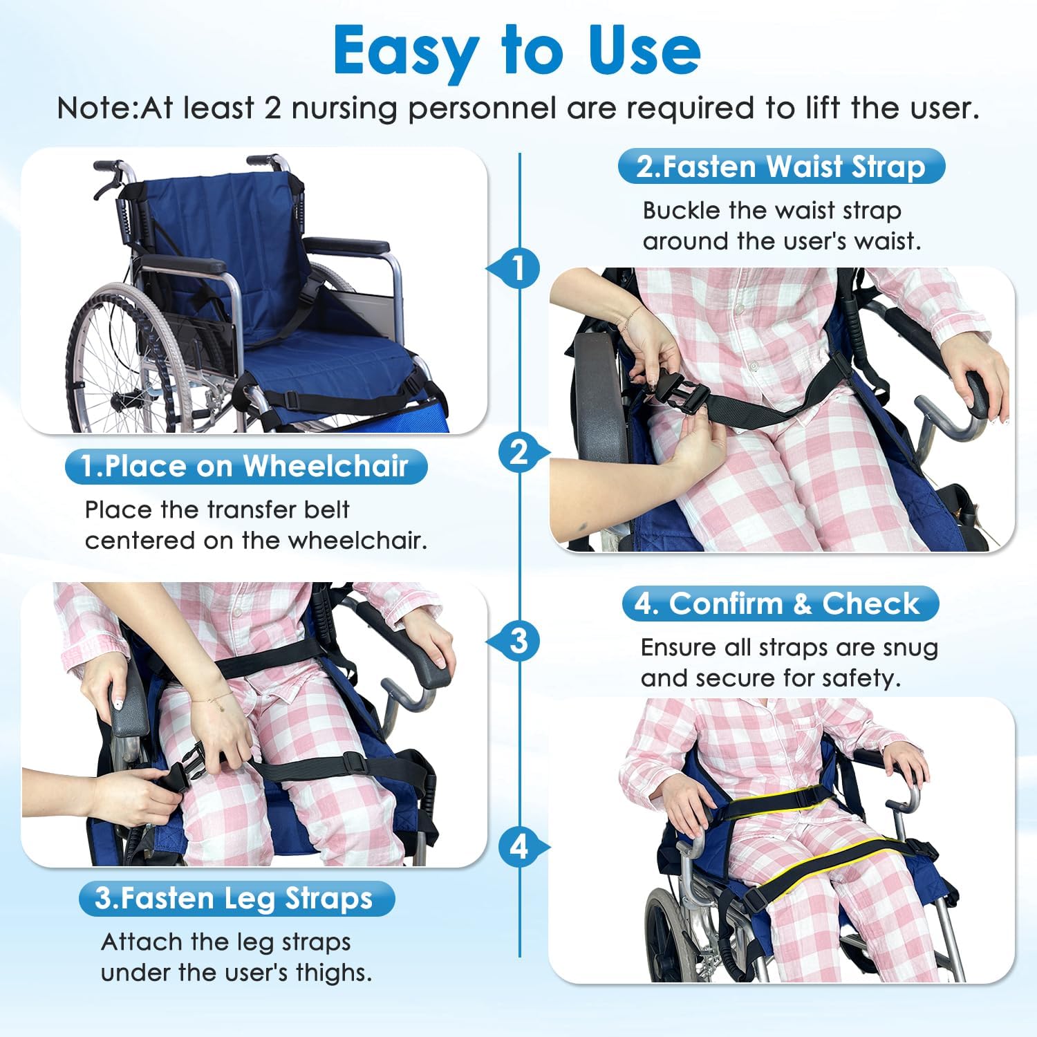 Transfer Sling For Elderly And Disabled Patient Lift Transfer Belt Board From Bed To Wheelchair Emergency Evacuation