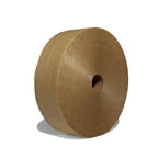 3'' x 1000 Feet Reinforced Water Activated Gummed Kraft Paper Tape, for Heavy Duty Secure Packing Shipping, Tamper