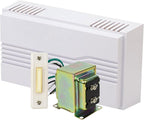 Hardwired Chime Kit with 16-Volt/30VA Transformer and Surface-Mount White Button