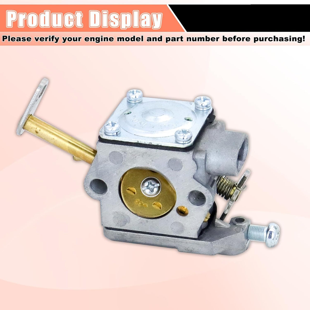 1950 2050 2150 Carburetor Kit Fit for Poulan Chainsaw Parts 1900 2055 2175 2350 2450 2550 262 Wild Thing Chainsaw Replaces 545081885 530069703 530071621