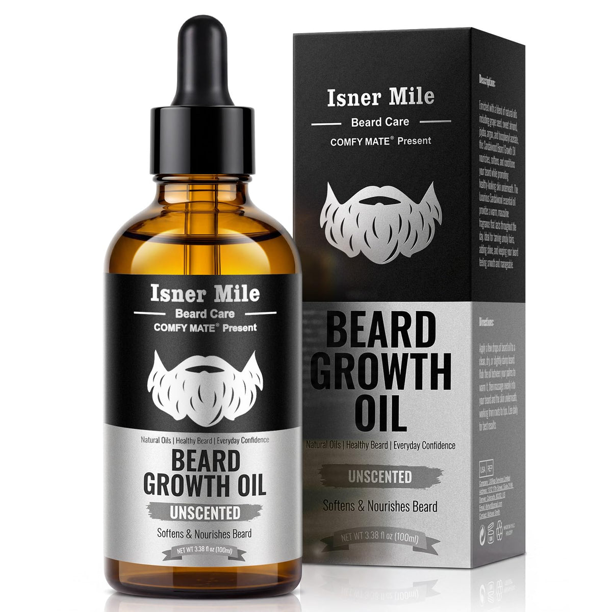 3.38 fl Oz Beard Oil Christmas Stocking Stuffers for Men Him Dad