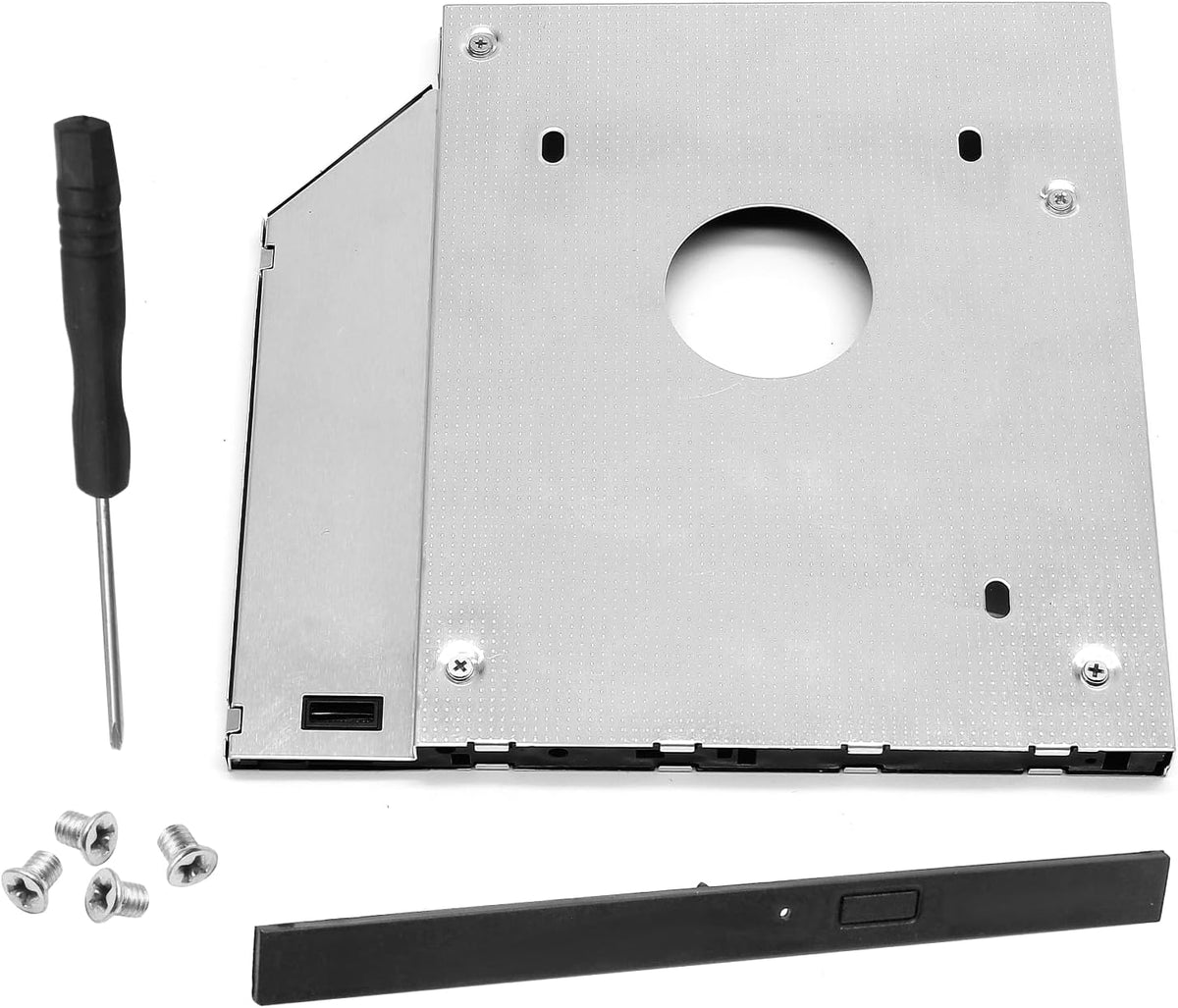 9.5mm SATA Hard Drive Caddy, 2nd HDD Adapter Case