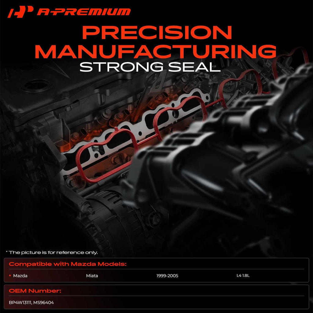 A-Premium Lower Engine Intake Manifold Gasket Set Compatible with Mazda