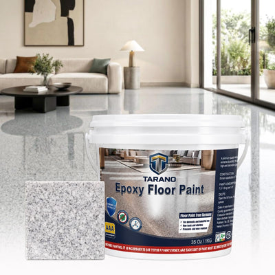 Epoxy Colored Sand Floor Paint for Concrete, Self-Leveling Coating
