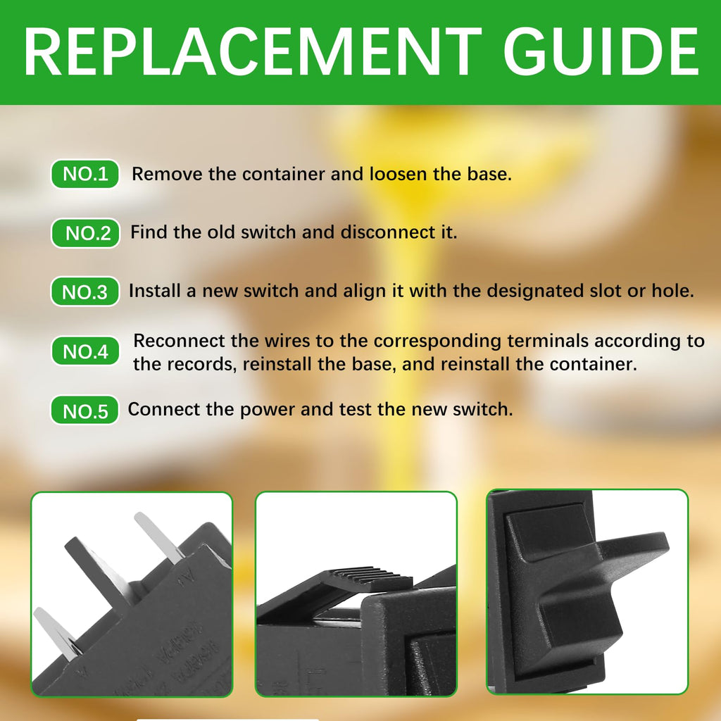 Dkaikai 15758 On/Off Switch Replacement (2-Pack)