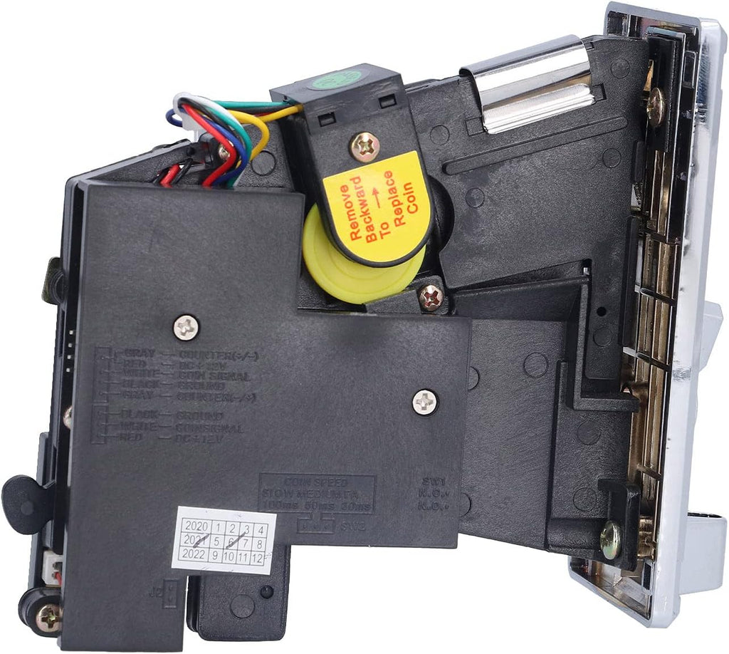Coin Acceptor, CPU Multi Coins Acceptor Selector, Comparable Roll Down Coin Mech Electronic Coin Selector, for Arcade
