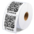 2" X 2" Square Direct Thermal Printer Labels (700 Count, 1 Roll)