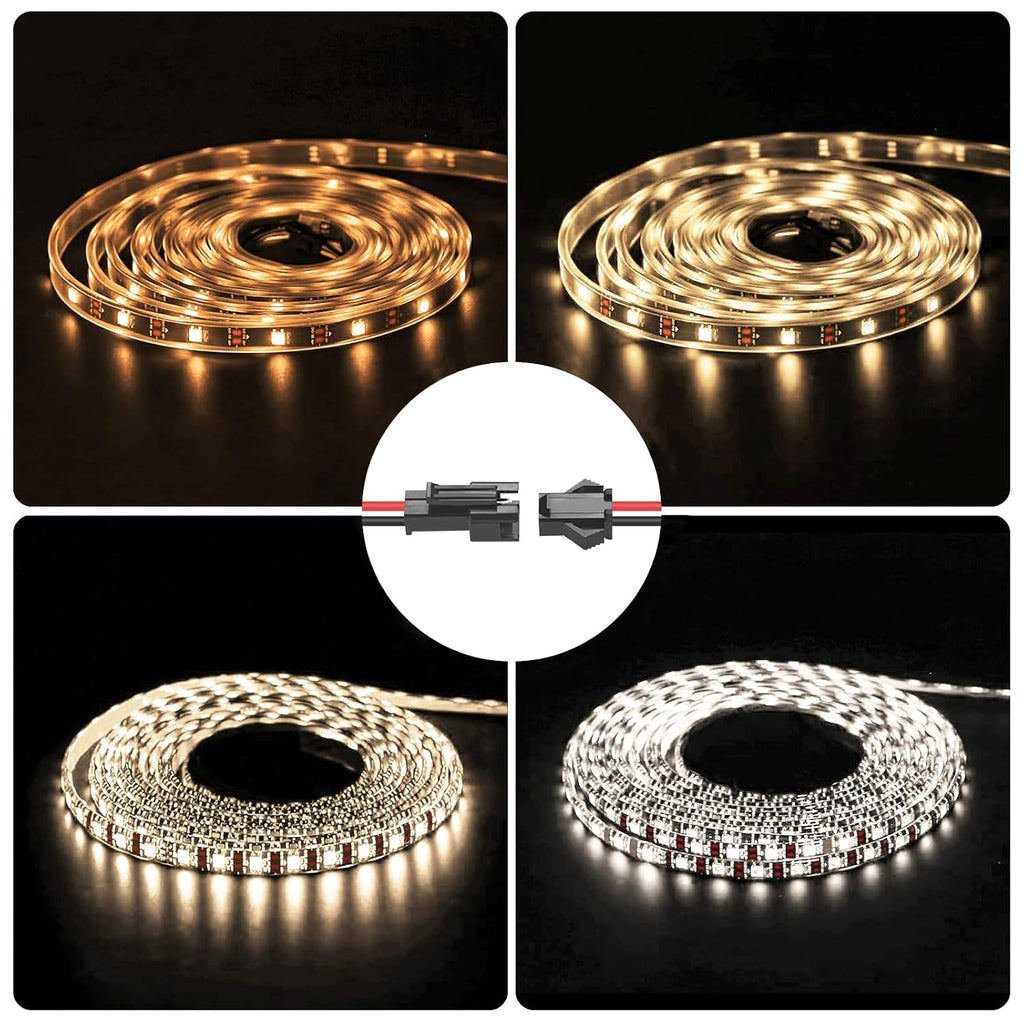 20Pairs JST SM 2Pin Connector with 15cm 22AWG Wire