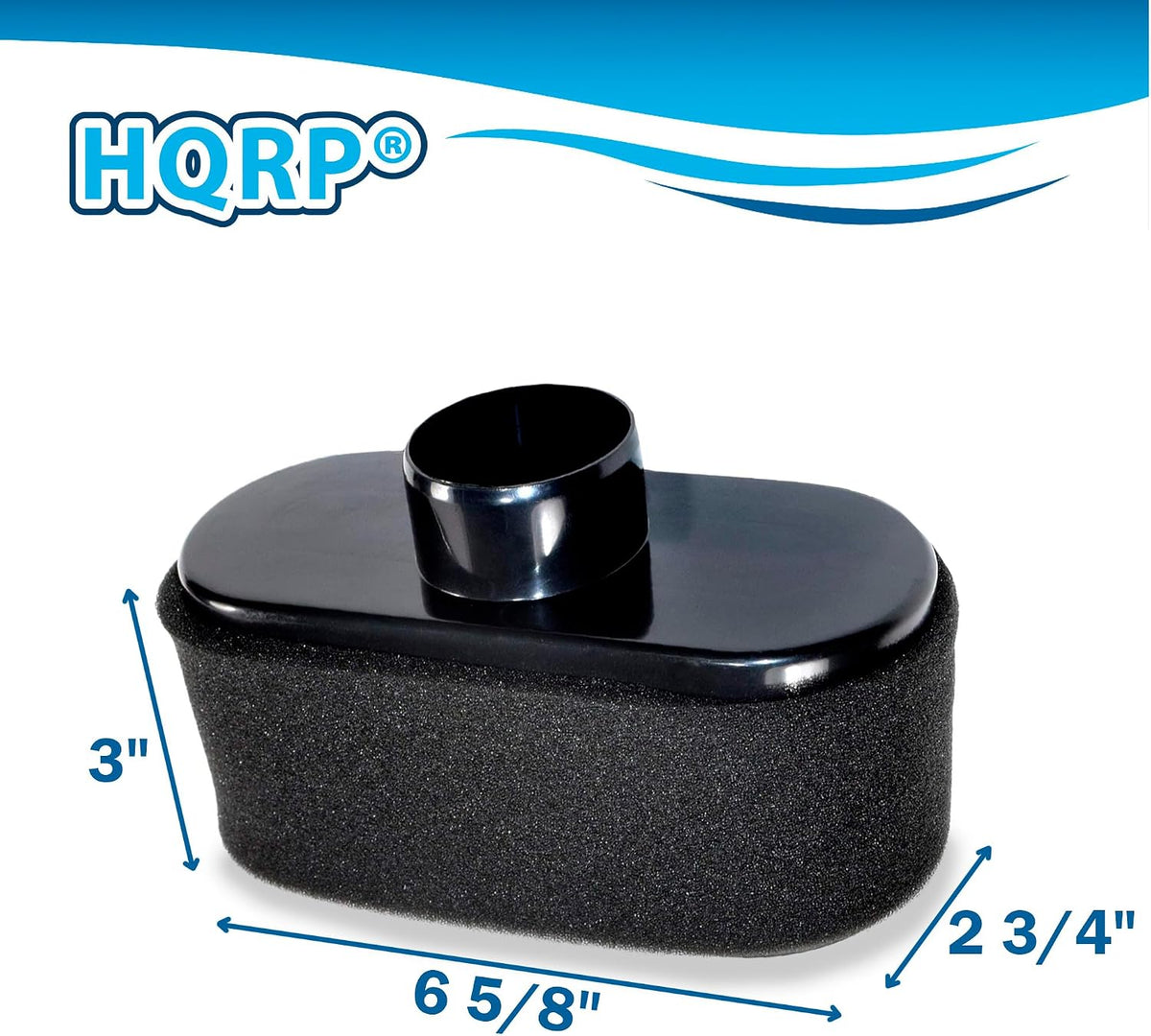 HQRP Air Filter compatible with John Deere X300 X300R X304 X310 X320 X324 X340 X360 X500 X530 X534 S240 636M 648M 652M Lawn Tractor