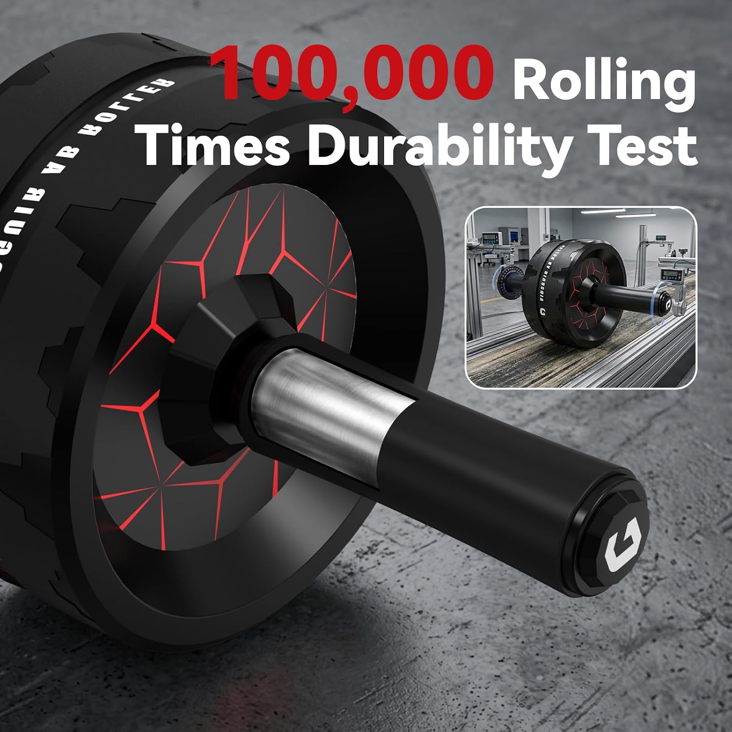 Ab Roller Wheel, Abs & Core Workout Equipment for Home Gym with Knee Pad Accessories, Abdominal Wheel for Full-body