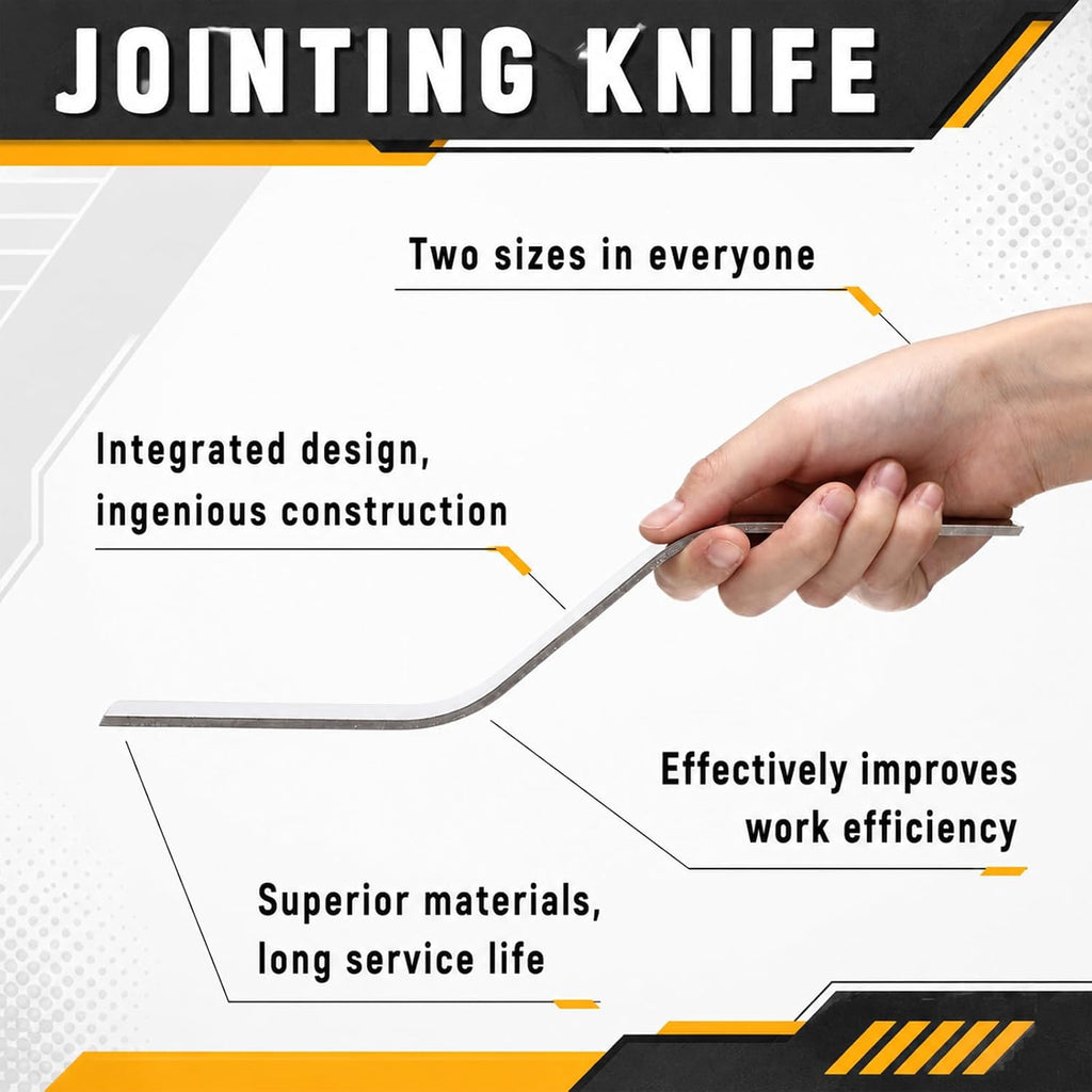 4 Pcs Double Ended Brick Jointer Concrete Jointer Tuck Pointing Tools with 4 Sizes 3/8" x 1/4" 3/8" x 1/2" 5/8" x