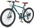 Hybrid Bike, 28 inch Road Bike 7 Speed for Men Women Adults, Lightweight Aluminum 700C Adult Hybrid Bicycle for City