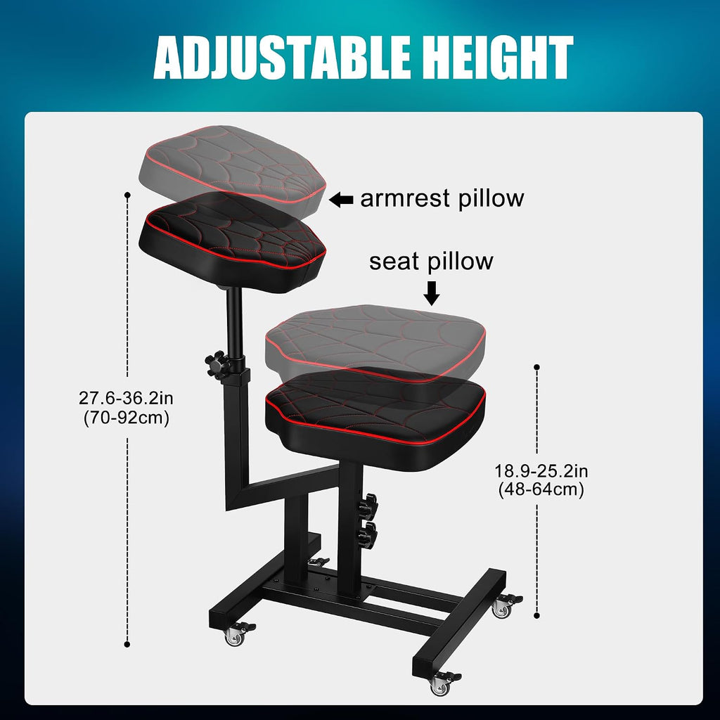 Upgraded Tattoo Armchair Multi-Function Tattoo Chair for customers Adjustable Tattoo Equipment with armrest Brackets