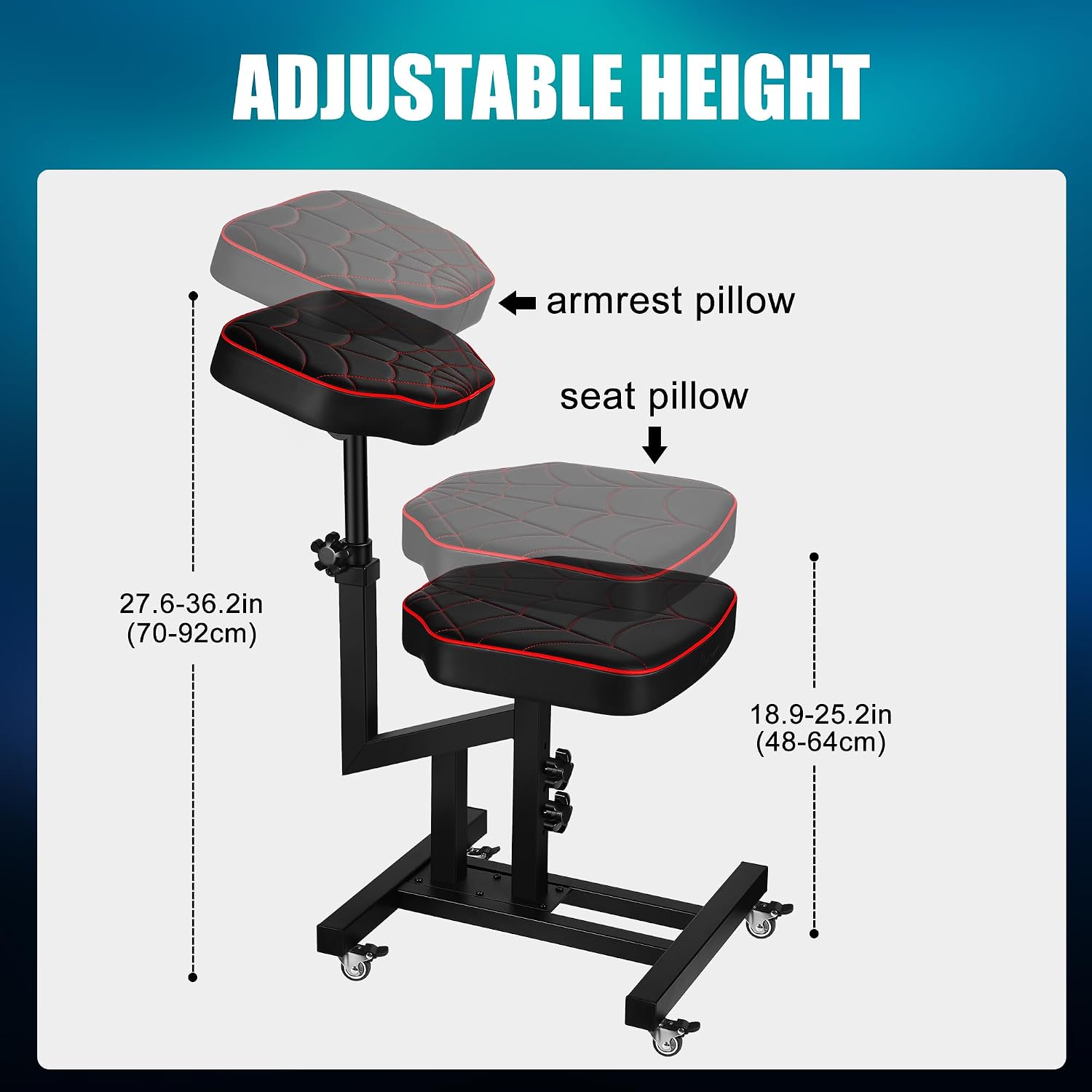 Upgraded Tattoo Armchair Multi-Function Tattoo Chair for customers Adjustable Tattoo Equipment with armrest Brackets