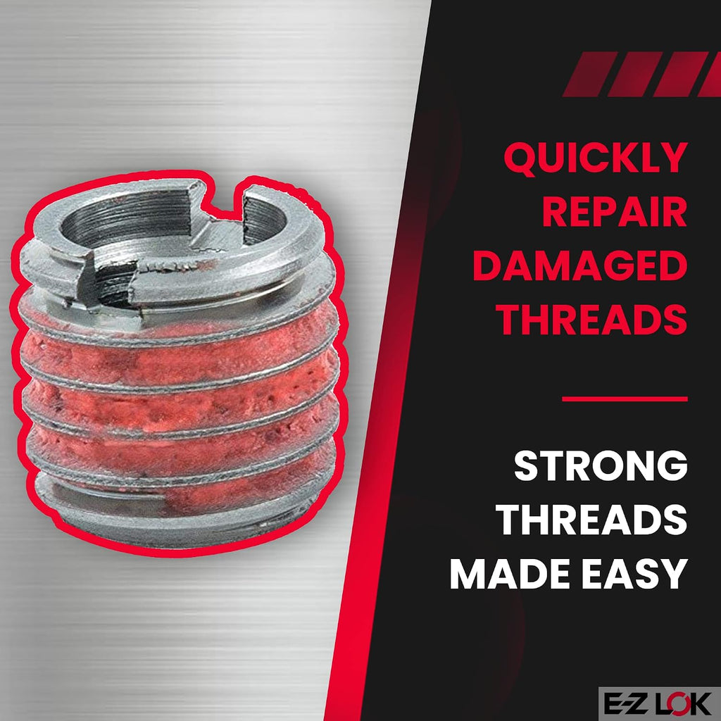 E-Z LOK Thread Insert, 10-24 Internal, 0.375-16 External, 5 ct