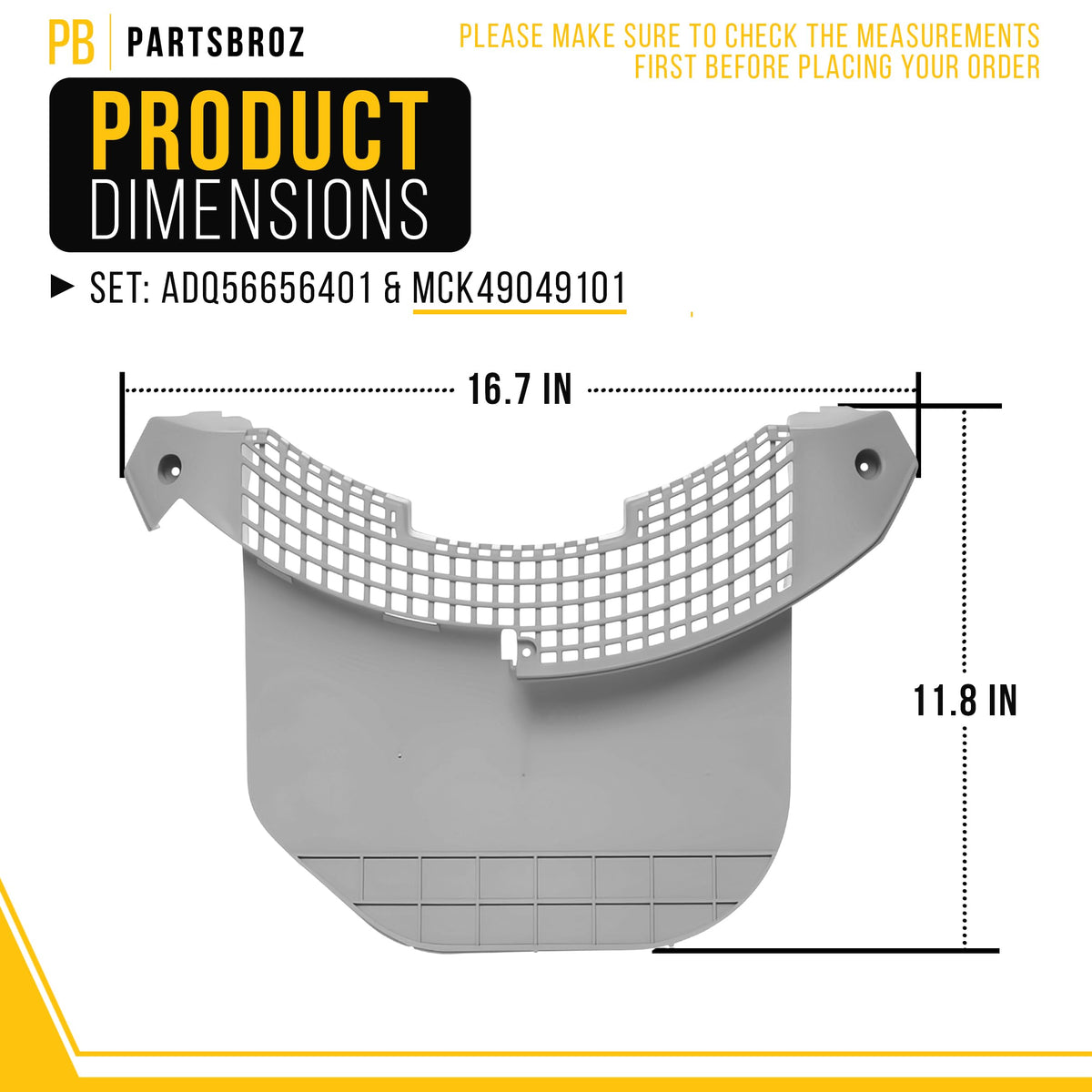 Dryer Lint Filter & Screen Housing for Kenmore 796.81182310