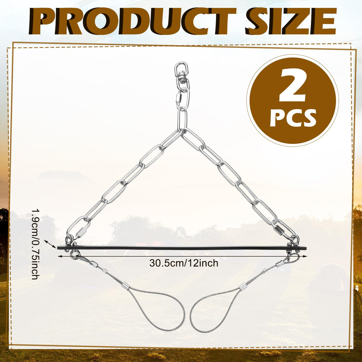 2 Pack Rabbit Hanger Gambrel for Small Size Animals Rabbit