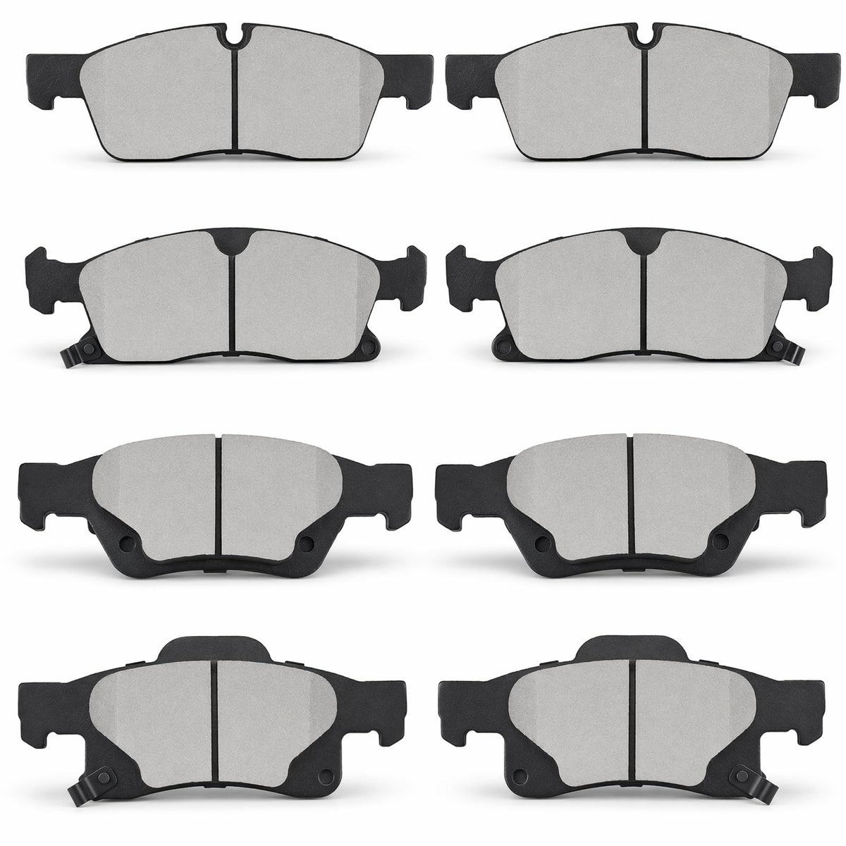 8Pcs Front & Rear Ceramic Brake Pads Fits Dodge Durango,Jeep Grand Cherokee