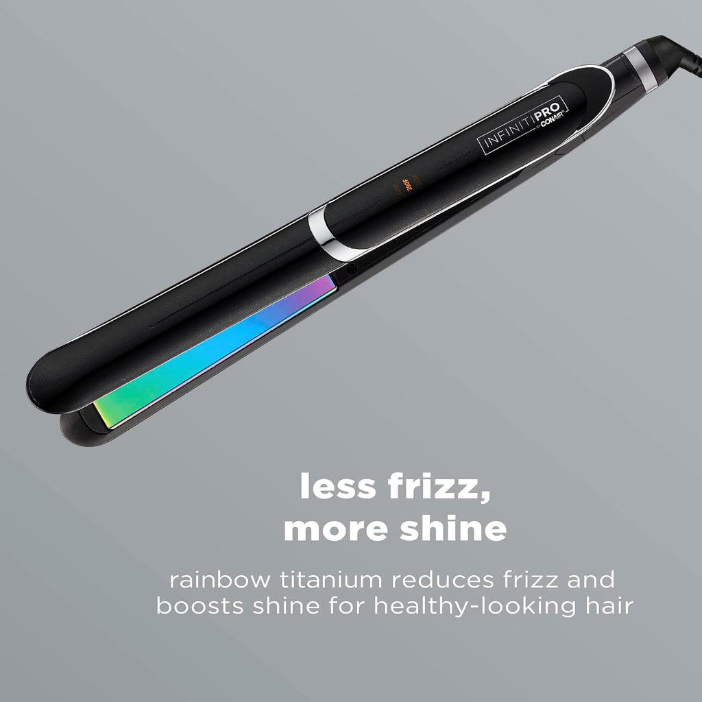 Rainbow Titanium Flat Iron, 1-inch