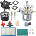John Deere X300 Carburetor Kit Compatible with X300R X304 Tractor | Replace MIA10591, Includes Fuel Pump Air Filter