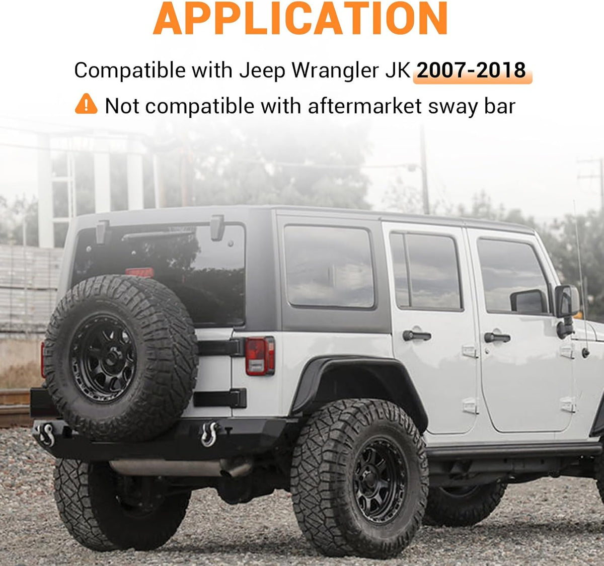 Adjustable Sway Bar End Link 4-6" Lift Compatible with Jeep Wrangler JK