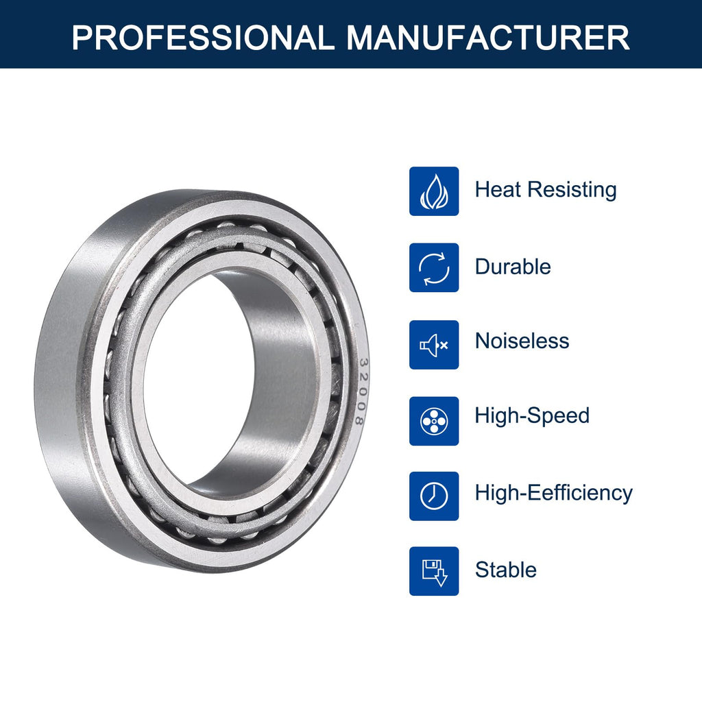 HIPicco 32008 Tapered Roller Bearing Cone and Cup Set