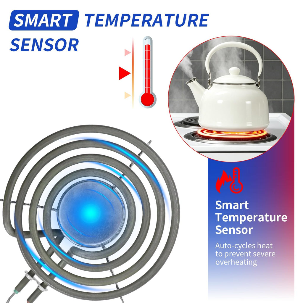 4 Pack WB31X46066 WB31X46067 Range Surface Elements with Safety Sensor