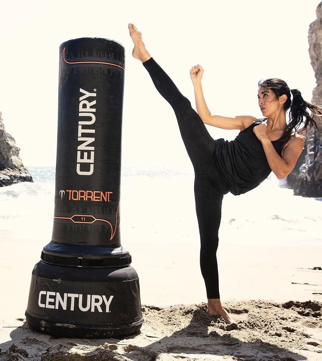 Torrent Freestanding Punching Bags - T1 or T2 Options | Black Free Standing Training Heavy Bag | Ideal for Martial