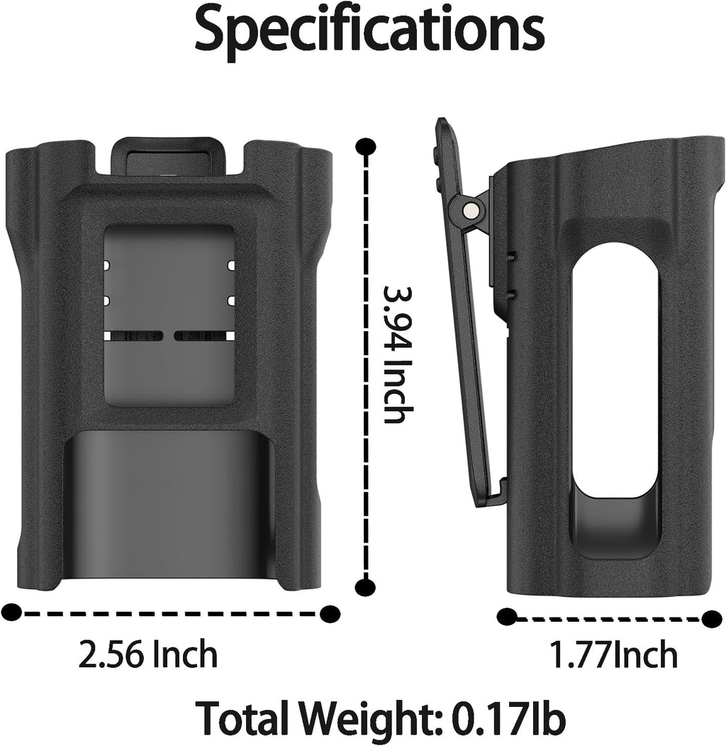 DM32 UV32 Radio Holster for Duty Belt Portable walkie Talkie Case Plastics Walkie Talkie Clip Holster Compatible with