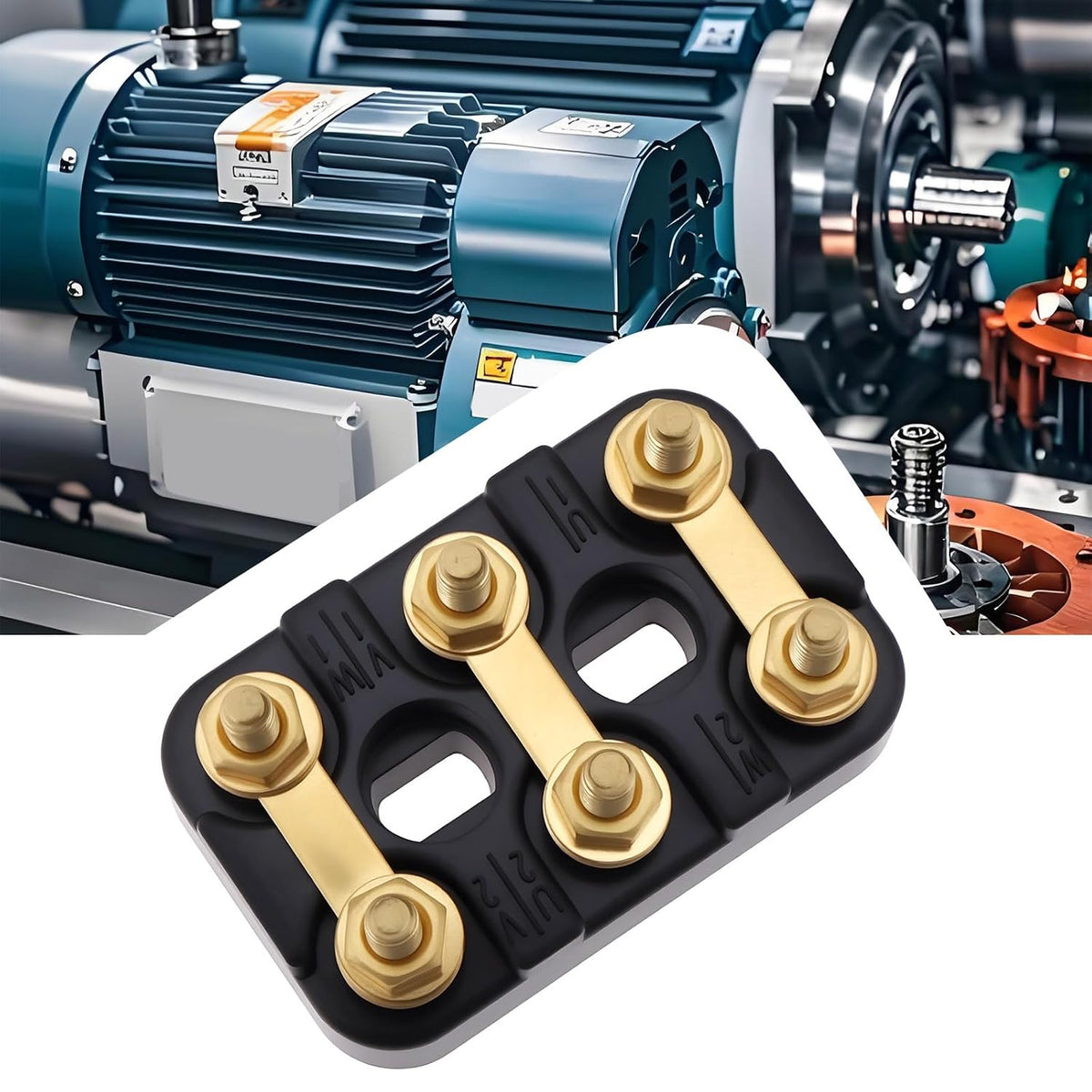 2Pcs M4 Electric Motor Terminal Block 50x32mm Suitable for Most Electric Motors Generators