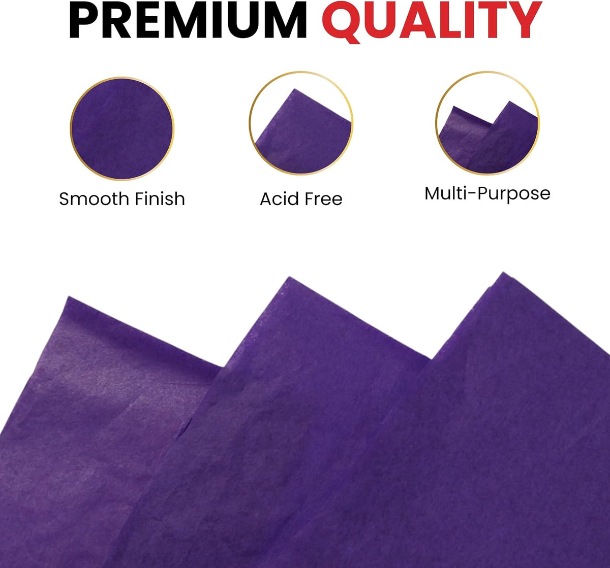 White Tissue Paper 500 x 750mm 480 Sheets Per Ream